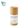 Luxury Gift Tube Cardboard Round Paper Packaging Box For Bottles